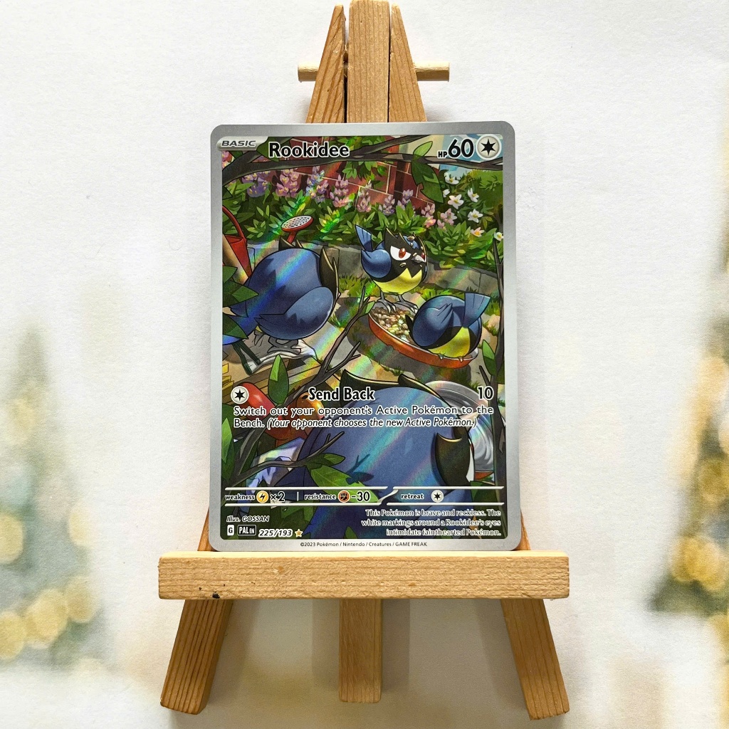 Thẻ hình Pokemon Rookidee 225/193 - Lá bài lẻ Paldea Evolved Illustration Rare tiếng Anh chính hãng