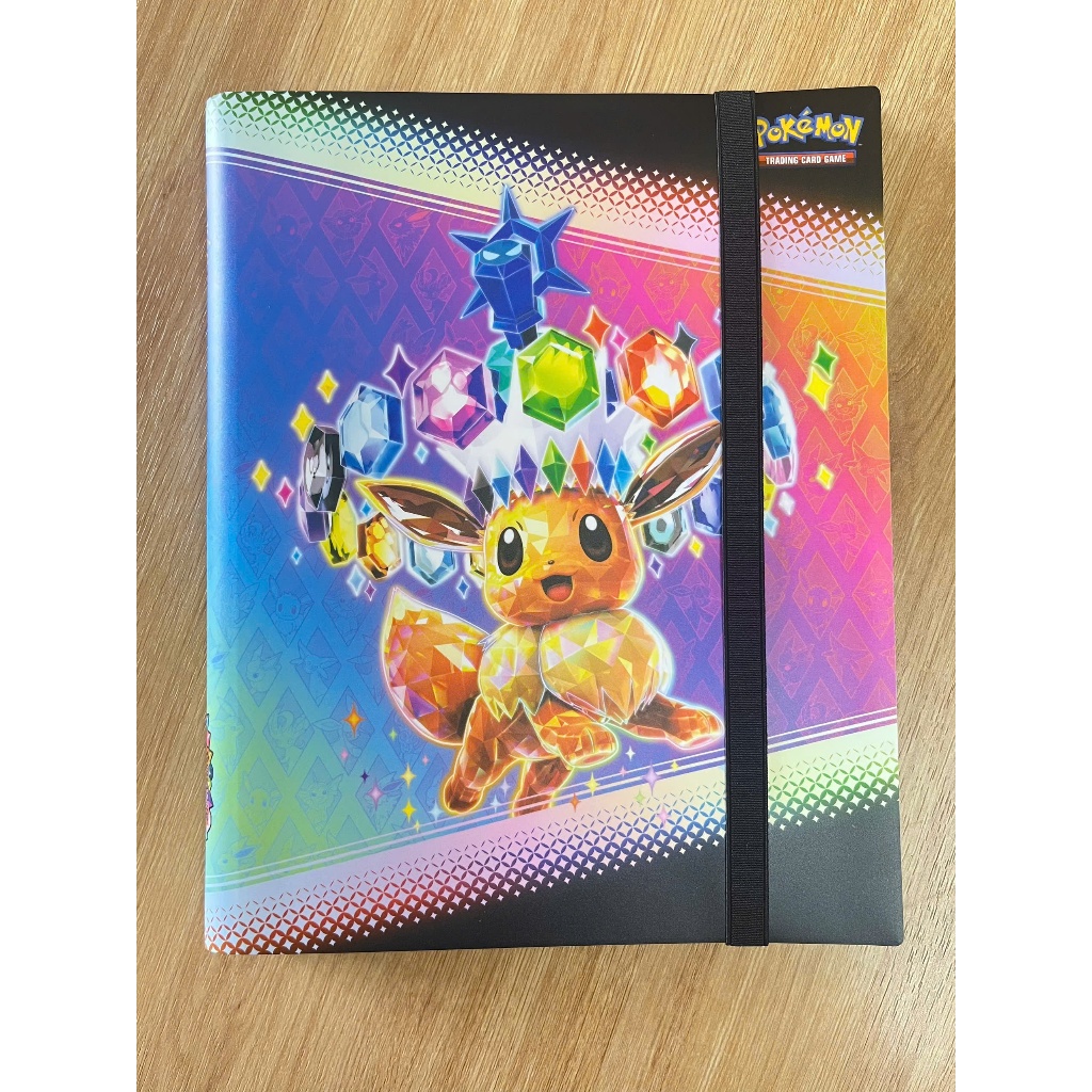 Album sưu tầm thẻ bài Pokemon Prismatic Evolutions - Binder đựng TCG card tiếng Anh chính hãng