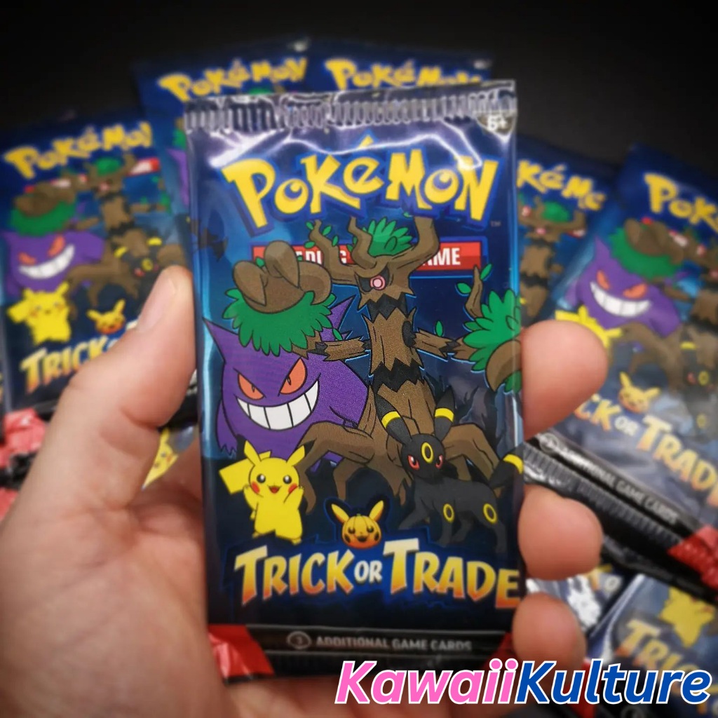 Gói bài Trick or Trade 2024 BOOster Pack tiếng Anh chính hãng - Túi thẻ Pokemon Halloween TCG