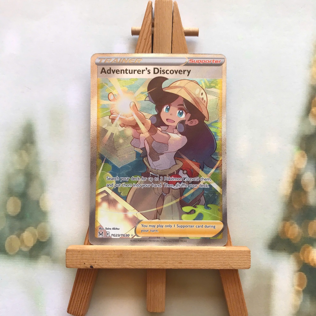 Thẻ hình Pokemon Adventurer's Discovery TG23/TG30 - Lá bài lẻ Lost Origin Full Art Ultra Rare tiếng Anh chính hãng