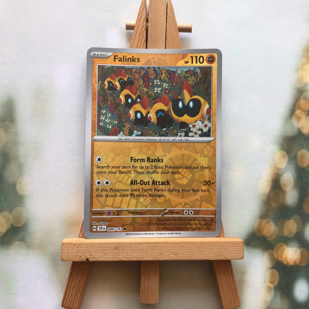 Thẻ hình Pokemon Falinks 088/142 - Lá bài lẻ Stellar Crown Common Reverse Holo tiếng Anh chính hãng