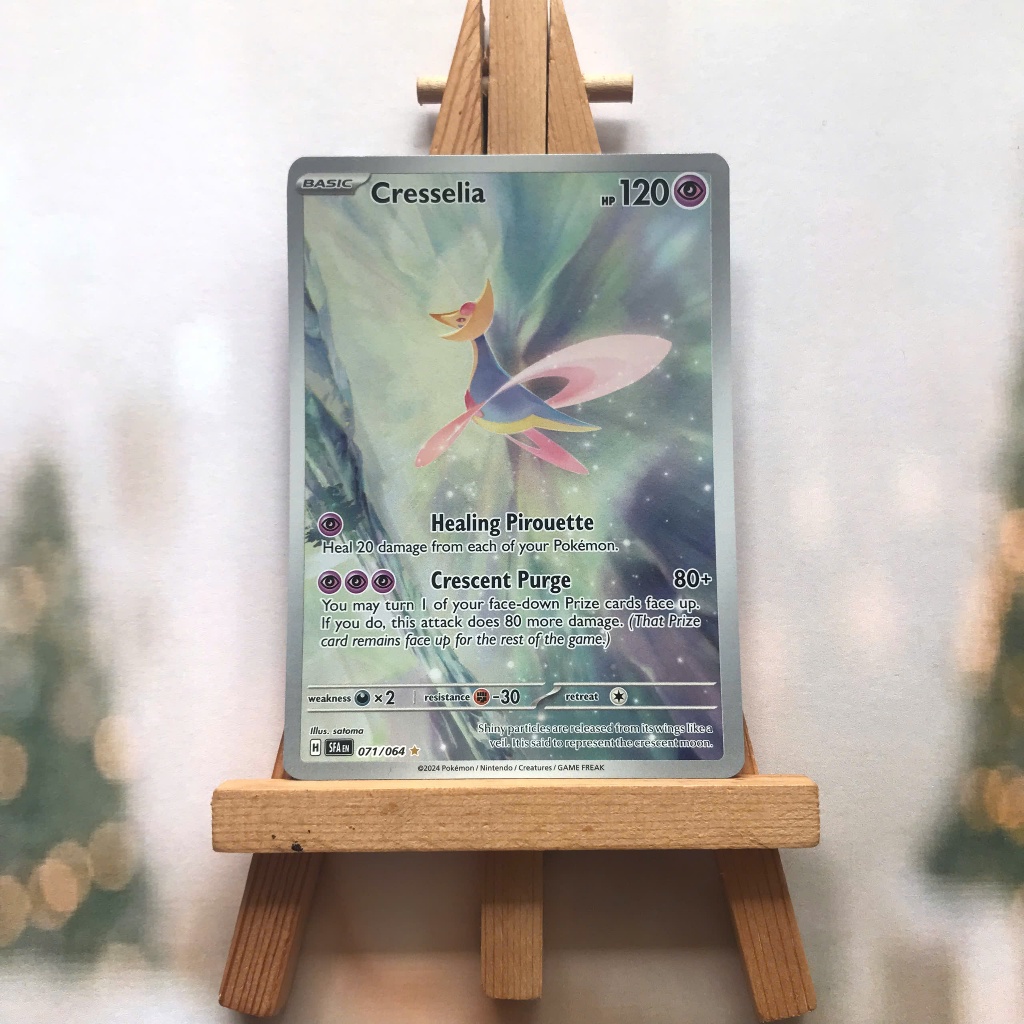 Thẻ hình Pokemon Cresselia 071/064 - Lá bài lẻ Shrouded Fable Illustration Rare tiếng Anh chính hãng