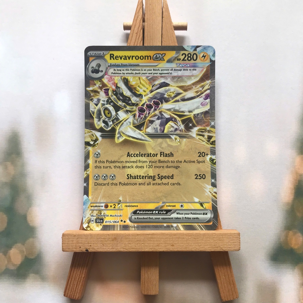 Thẻ hình Pokemon Revavroom ex 015/064 - Lá bài lẻ Shrouded Fable Ultra Rare tiếng Anh chính hãng