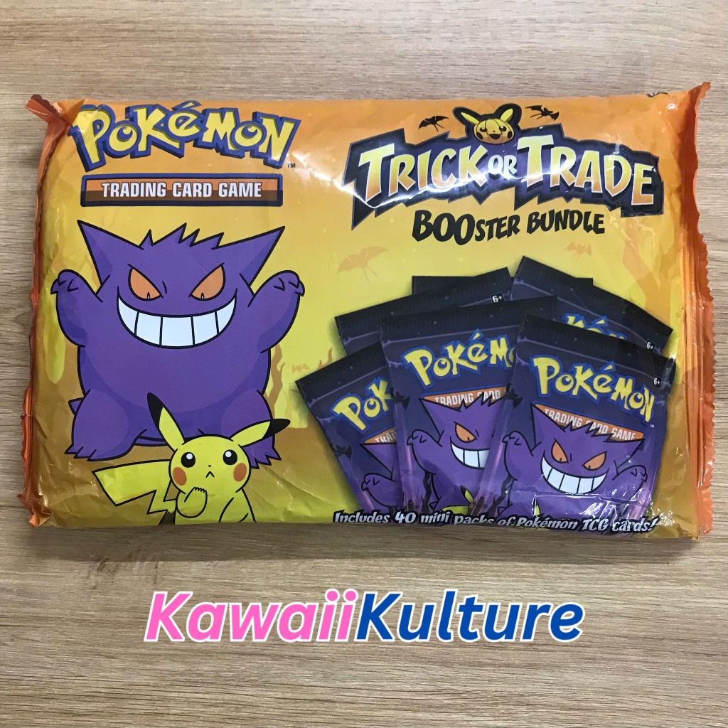 Hộp thẻ bài tăng cường Trick or Trade 2034 2023 2022 - Pokemon Halloween Booster Bundle Box TCG chính hãng