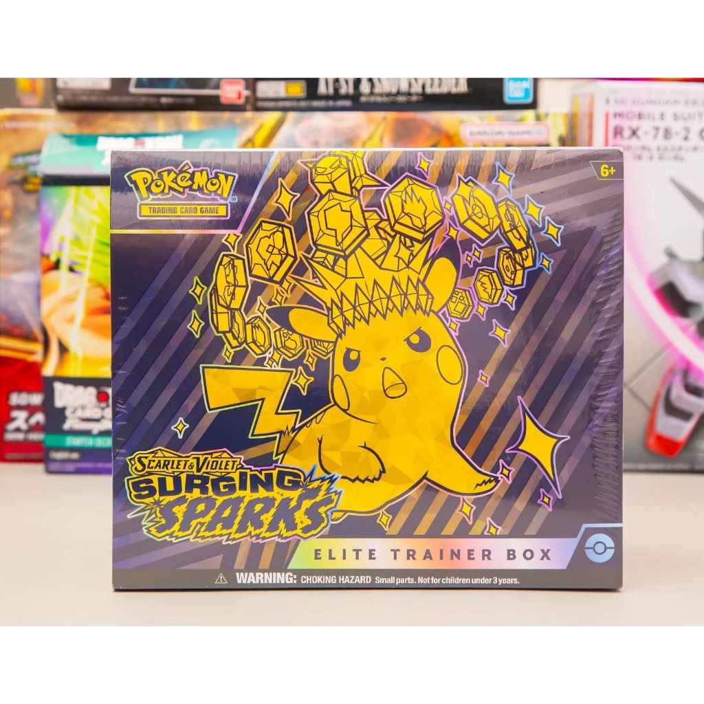 Hộp thẻ bài Surging Sparks Elite Trainer Box - Pokemon Scarlet & Violet TCG ETB chính hãng