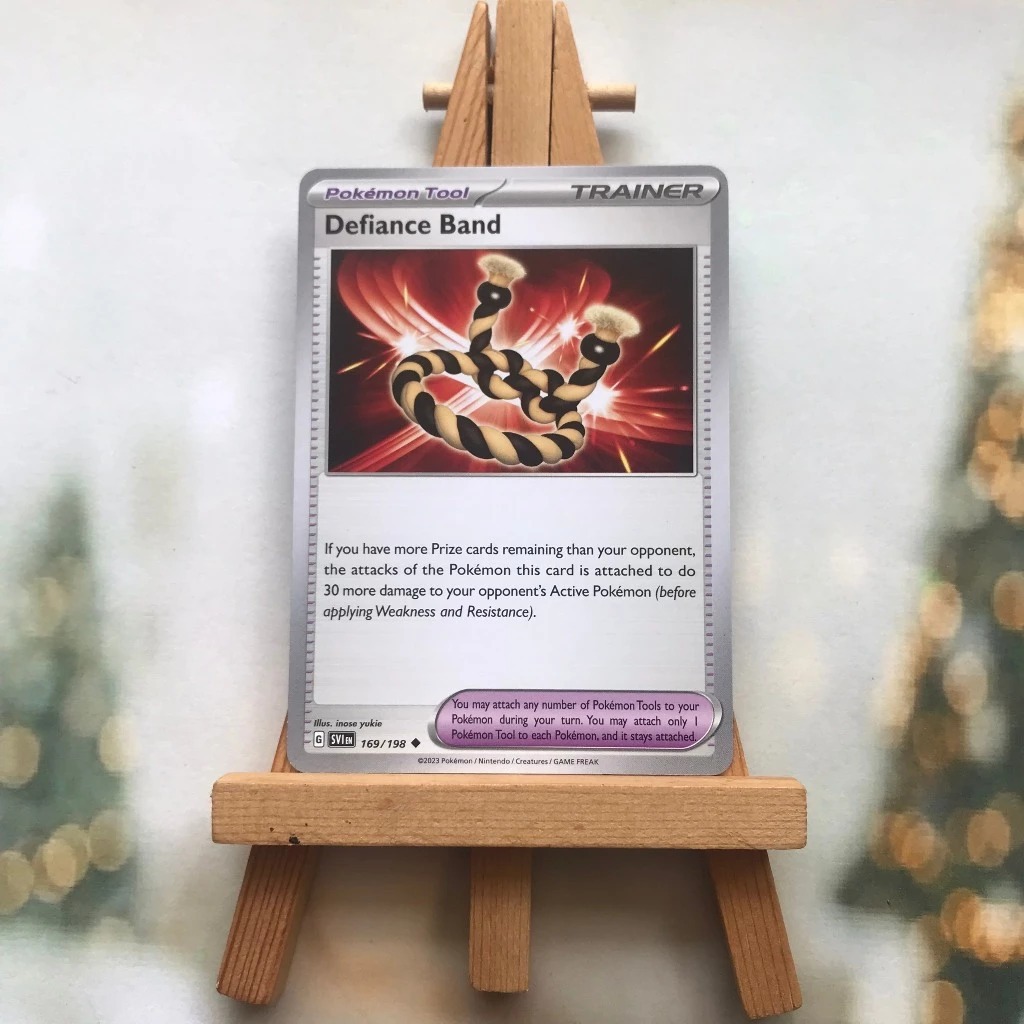 Thẻ hình Pokemon Defiance Band 169/198 - Lá bài lẻ Scarlet & Violet Base Set Uncommon tiếng Anh chính hãng
