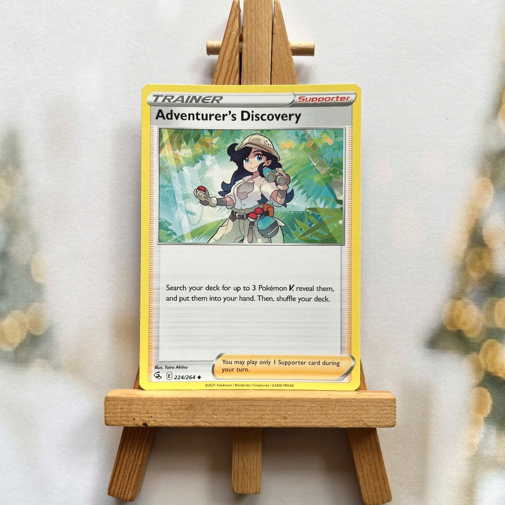 Thẻ hình Pokemon Adventurer's Discovery 224/264 - Lá bài Fusion Strike Uncommon tiếng Anh chính hãng