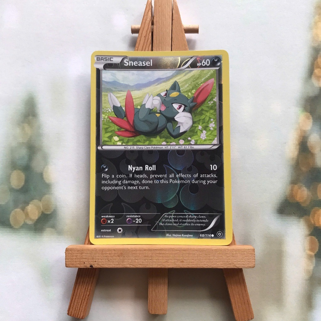 Thẻ hình Pokemon Sneasel 60/114 - Lá bài XY: Steam Siege Common Reverse Holo tiếng Anh chính hãng