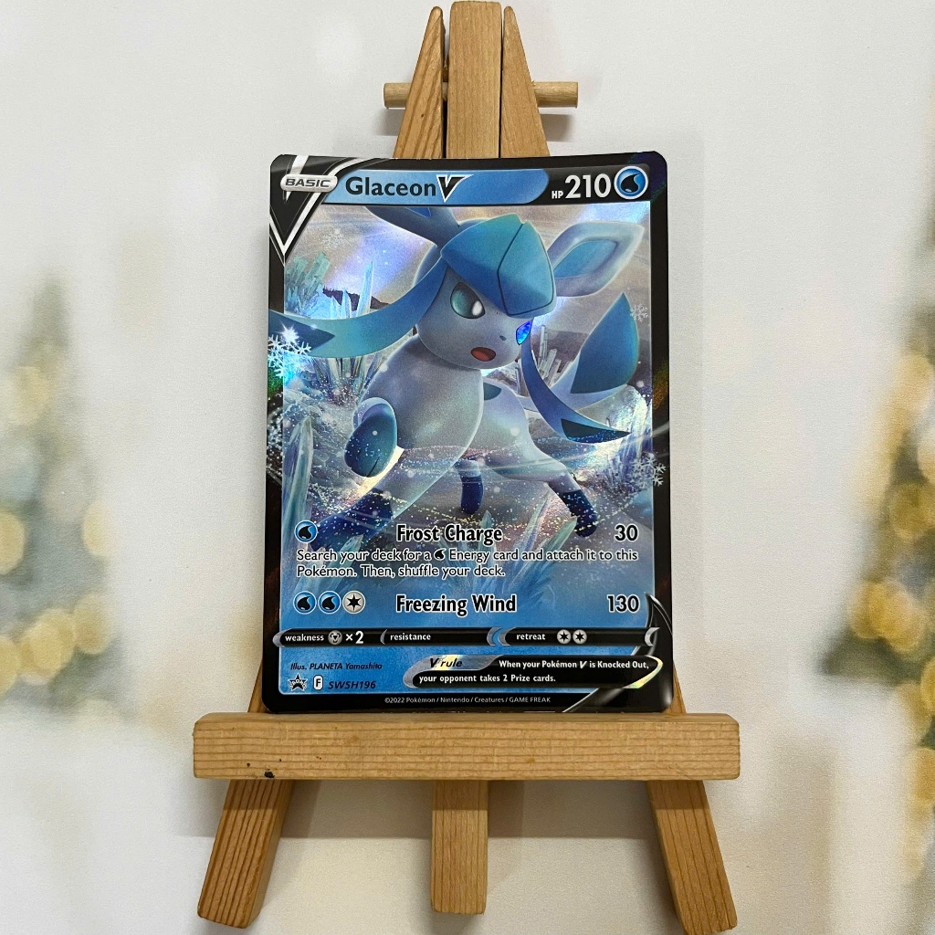 Thẻ hình Pokemon Glaceon V SWSH196 - Lá bài lẻ Sword & Shield Promos tiếng Anh chính hãng