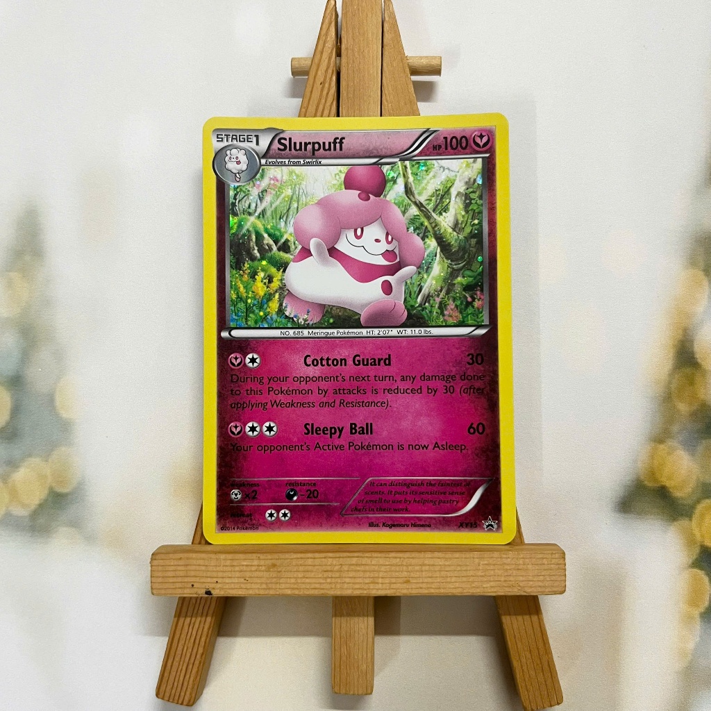 Thẻ hình Pokemon Slurpuff XY15 - Lá bài lẻ XY Holo Promo tiếng Anh chính hãng