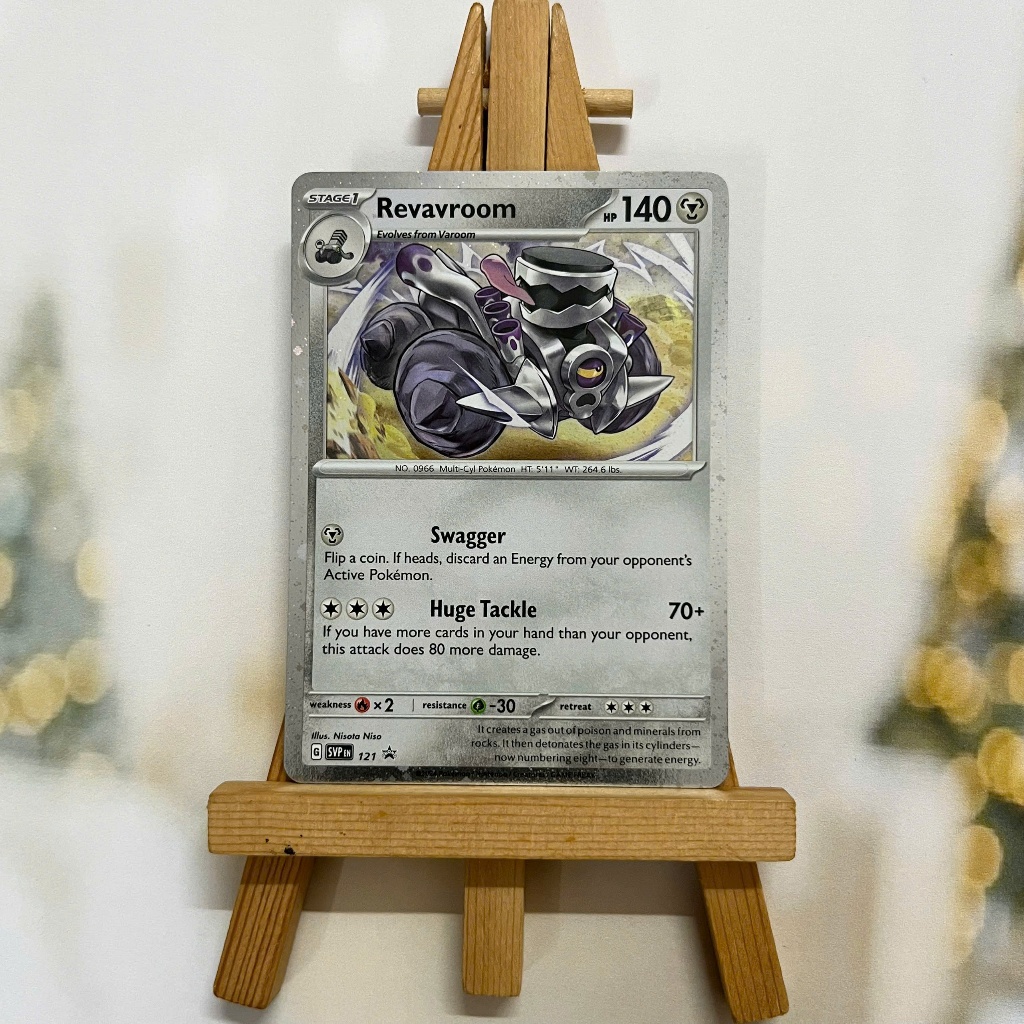Thẻ hình Pokemon Revavroom SVP121 - Lá bài lẻ Scarlet & Violet Holo Promo tiếng Anh chính hãng