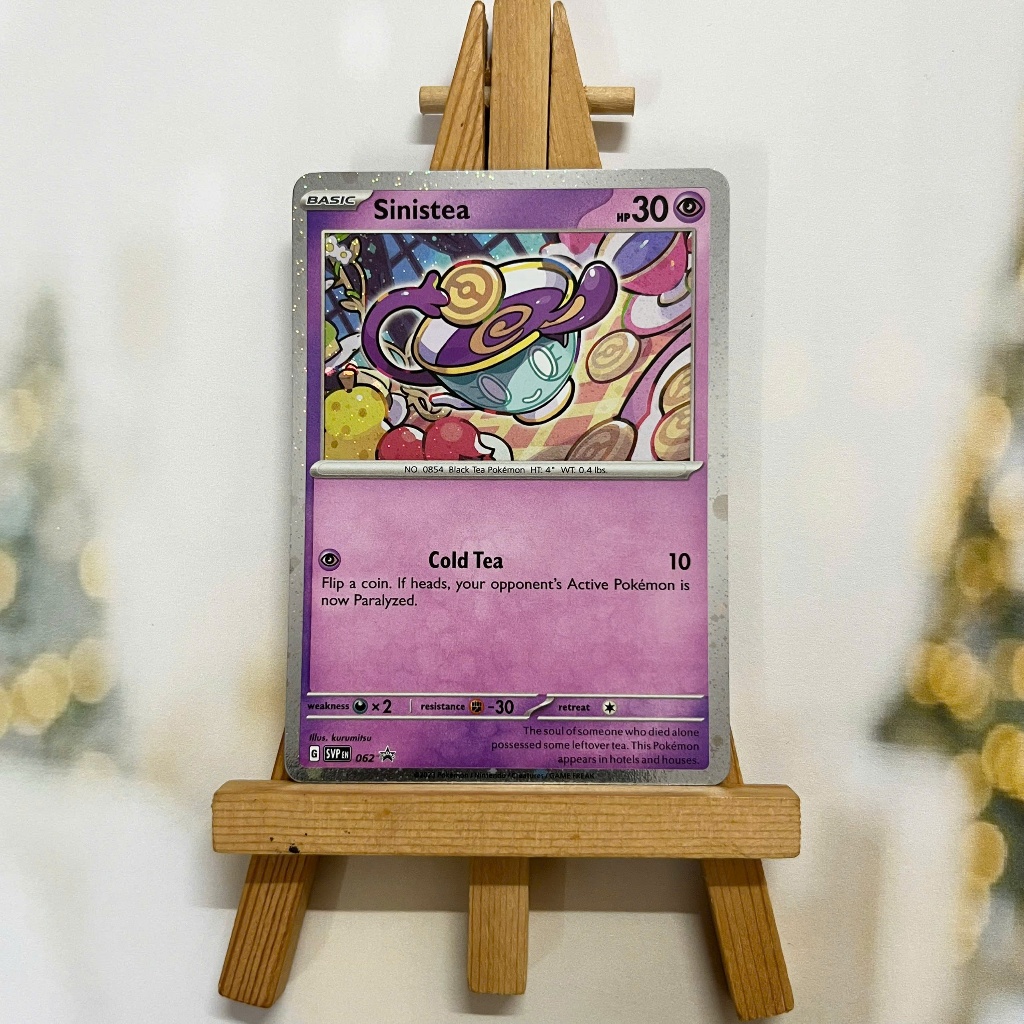 Thẻ hình Pokemon Sinistea SVP062 - Lá bài lẻ Scarlet & Violet Holo Promo tiếng Anh chính hãng