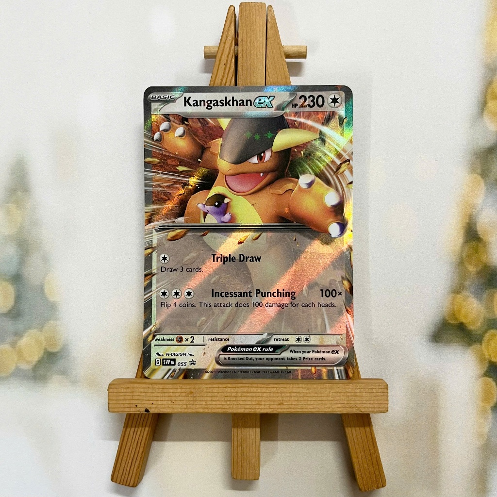 Thẻ hình Pokemon Kangaskhan ex SVP055 - Lá bài lẻ Scarlet & Violet Promo tiếng Anh chính hãng