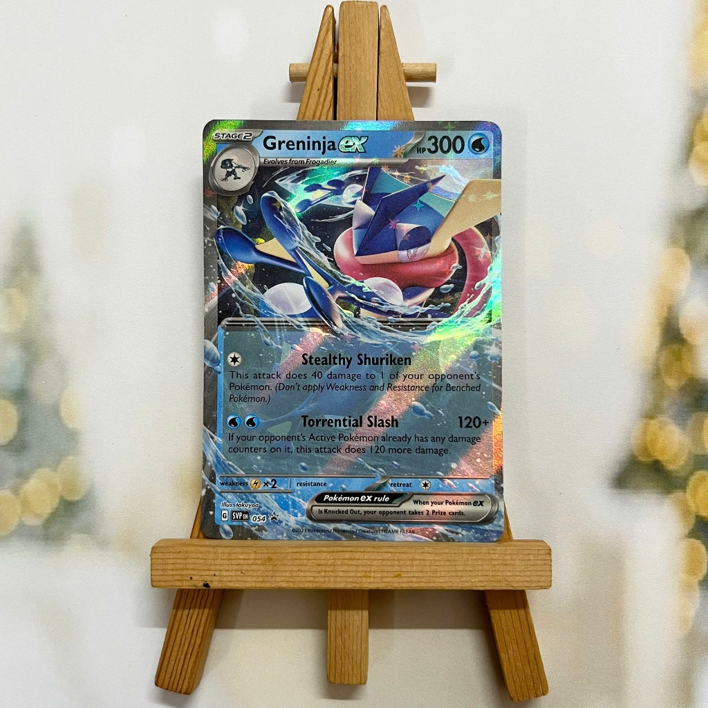 Thẻ hình Pokemon Greninja ex SVP054 - Lá bài lẻ Scarlet & Violet Promo tiếng Anh chính hãng