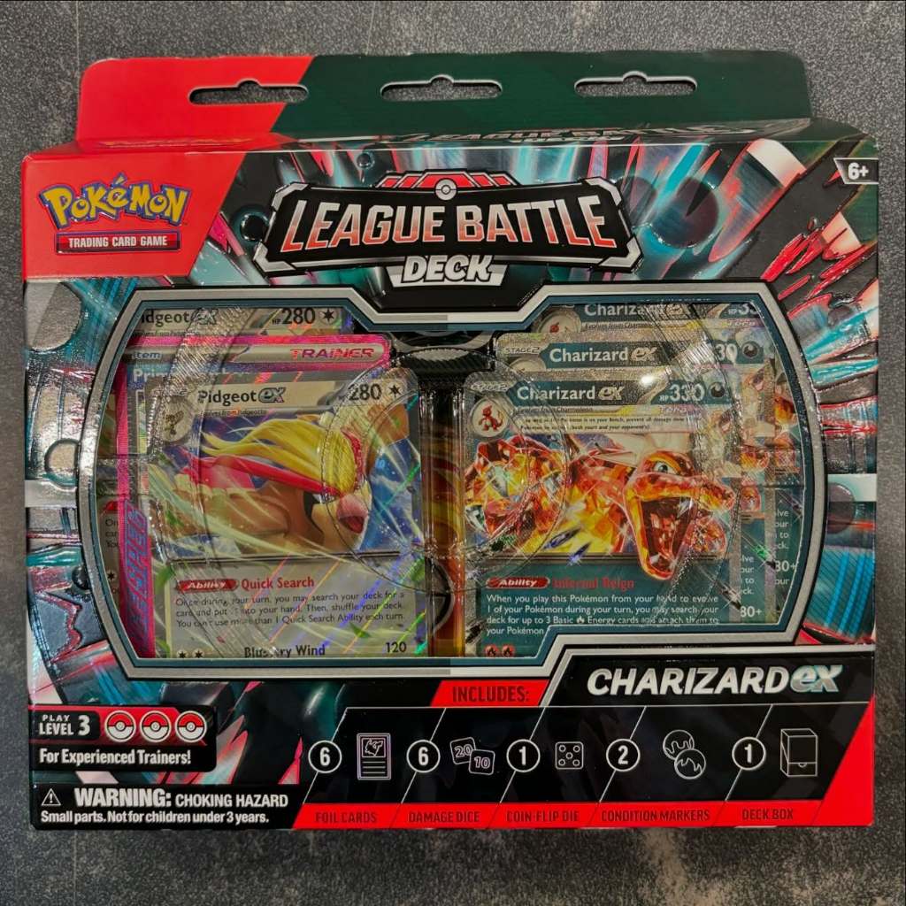 Hộp thẻ bài Charizard ex League Battle Deck - Pokemon Scarlet & Violet TCG chính hãng