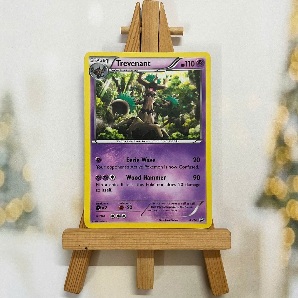 Thẻ hình Pokemon Trevenant XY14 - Lá bài lẻ Holo Promo tiếng Anh chính hãng