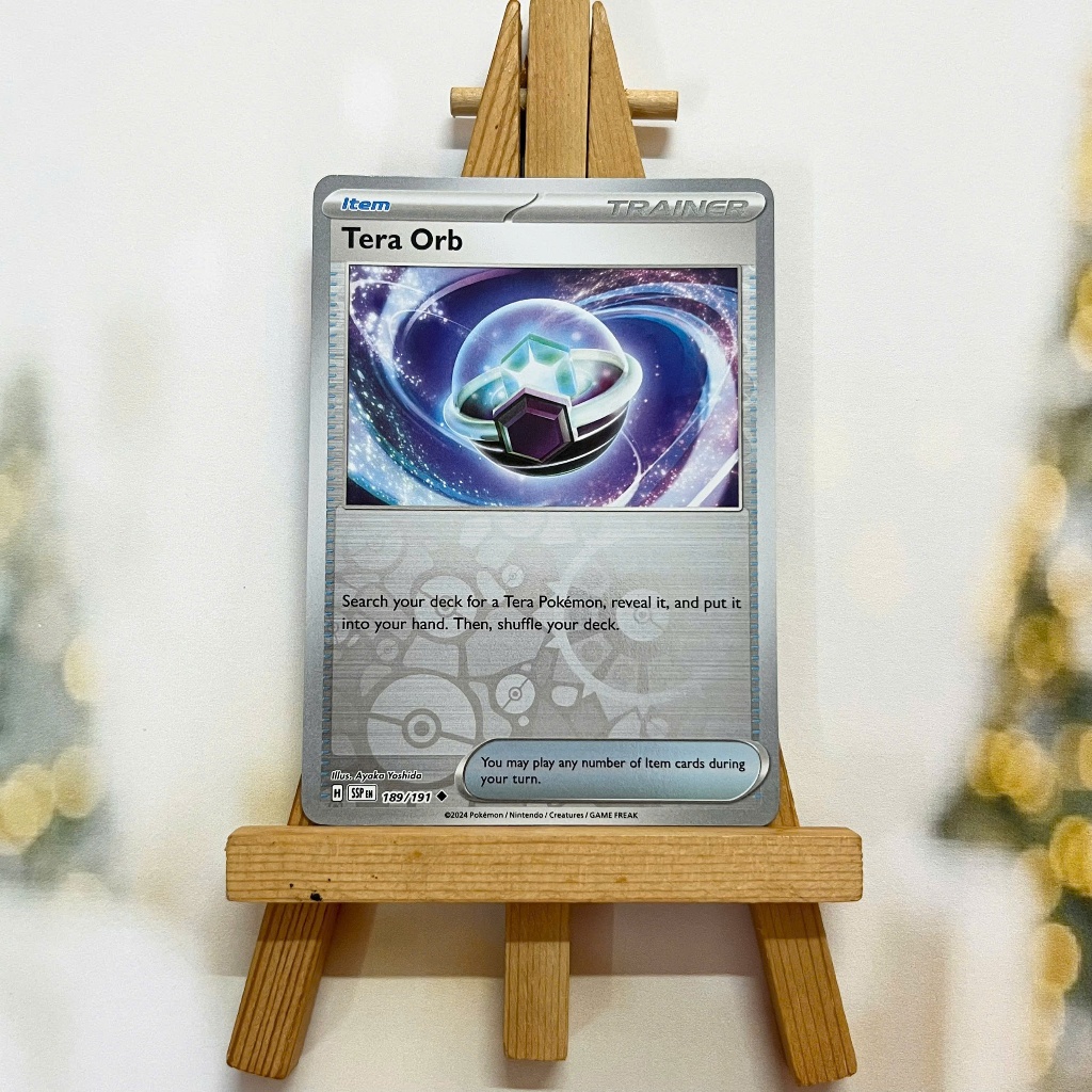 Thẻ hình Pokemon Tera Orb 189/191 - Lá bài lẻ Surging Sparks Uncommon Reverse Holo tiếng Anh chính hãng