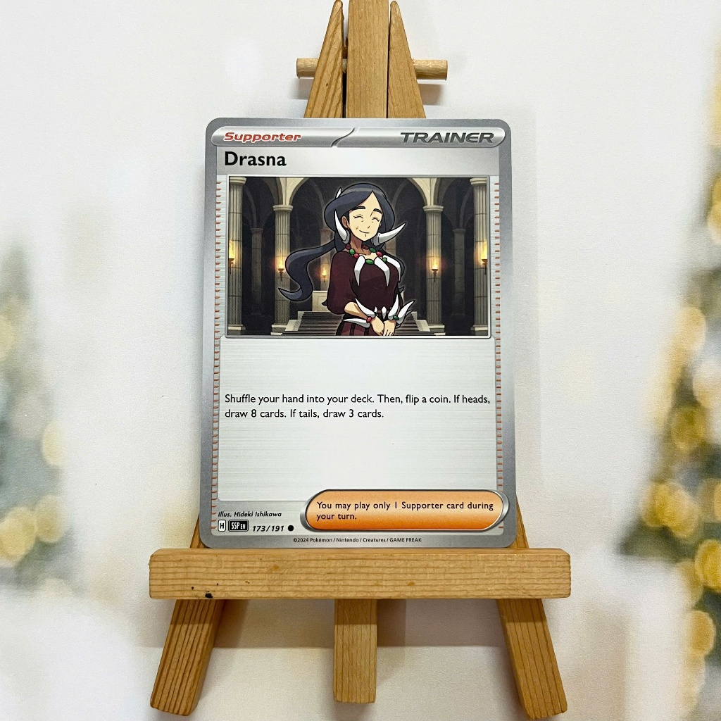Thẻ hình Pokemon Drasna 173/191 - Lá bài lẻ Surging Sparks Uncommon Reverse Holo tiếng Anh chính hãng