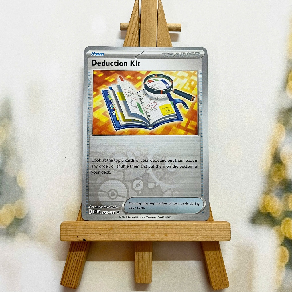 Thẻ hình Pokemon Deduction Kit 171/191 - Lá bài lẻ Surging Sparks Uncommon Reverse Holo tiếng Anh chính hãng