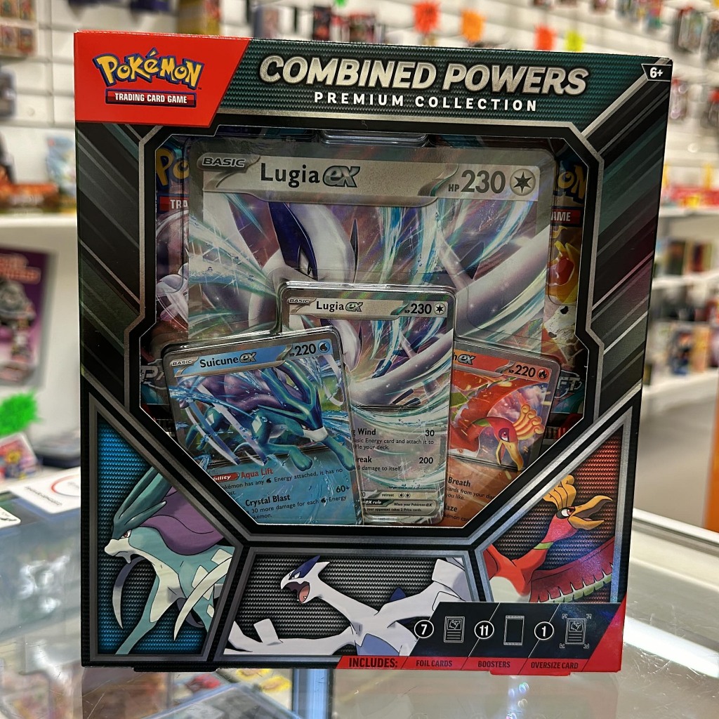 Hộp thẻ bài Combined Powers Premium Collection - Pokemon TCG Box đặc biệt tiếng Anh chính hãng