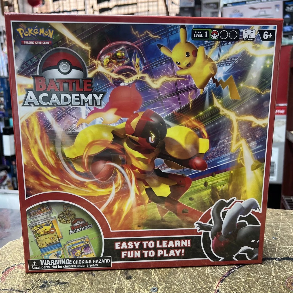 Hộp thẻ bài Battle Academy Deck Armarouge ex, Pikachu ex & Darkrai ex (2024) - Pokemon TCG tiếng Anh chính hãng