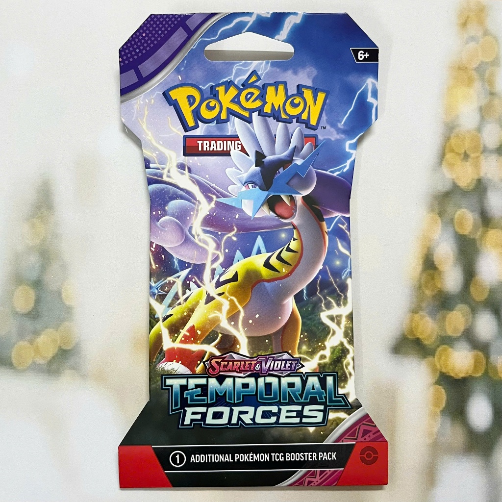 Gói bài Temporal Forces SLEEVED Booster Pack tiếng Anh chính hãng - Túi thẻ Series Scarlet & Violet Pokemon TCG