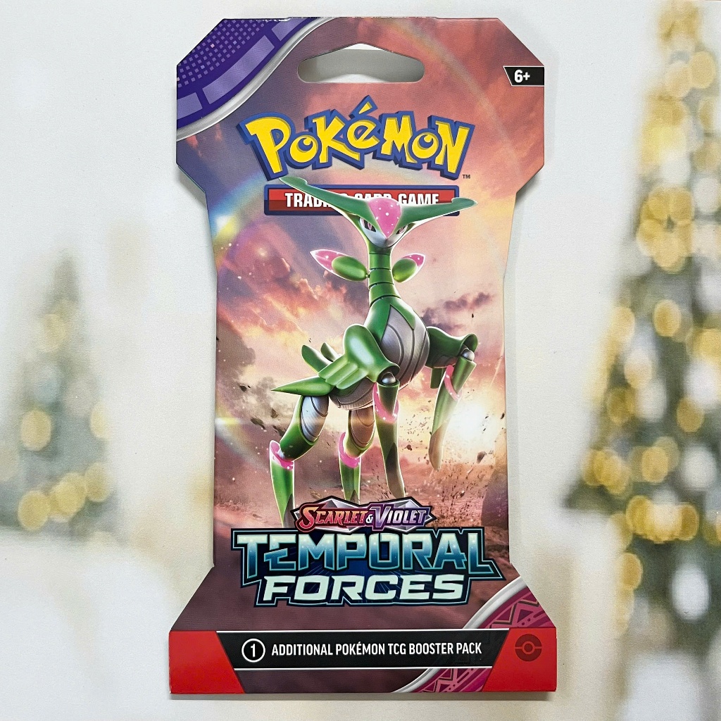 Gói bài Temporal Forces SLEEVED Booster Pack tiếng Anh chính hãng - Túi thẻ Series Scarlet & Violet Pokemon TCG