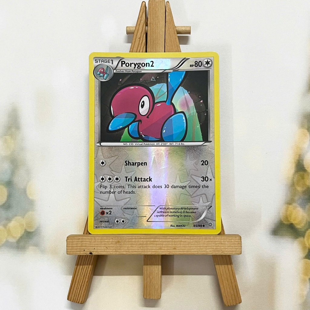 Thẻ hình Pokemon Porygon2 65/98 - Lá bài lẻ XY: Ancient Origins Uncommon Reverse Holo tiếng Anh chính hãng