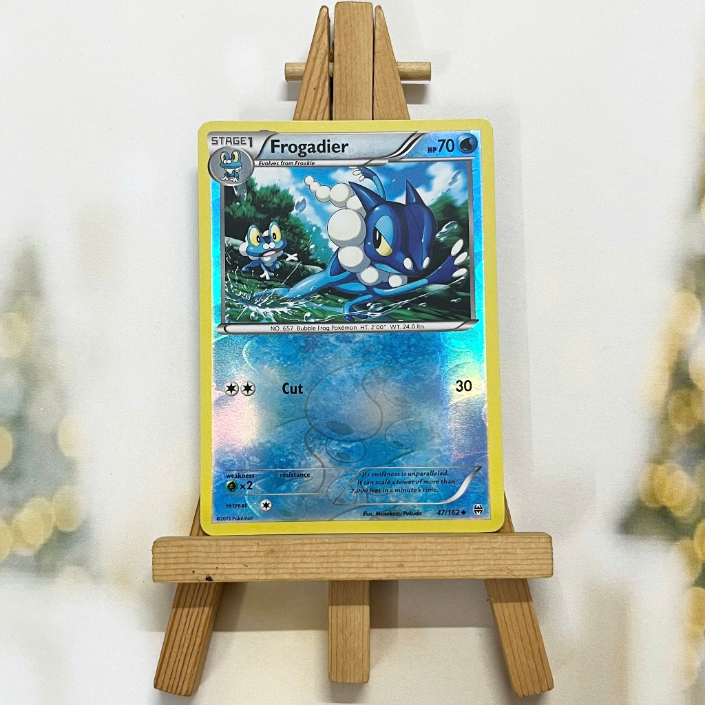 Thẻ hình Pokemon Frogadier 47/162 - Lá bài lẻ XY: Breakthrough Uncommon Reverse Holo tiếng Anh chính hãng