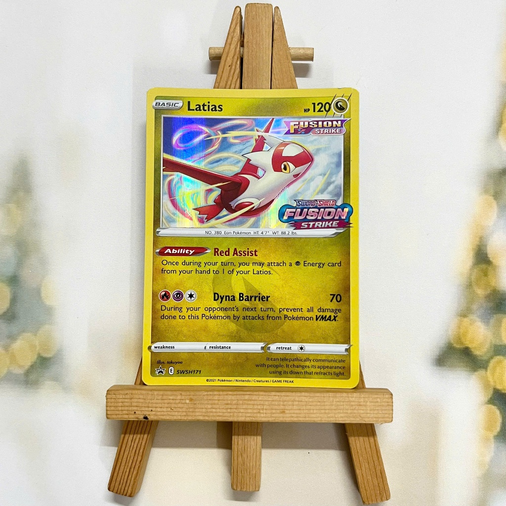 Thẻ hình Pokemon Latias SWSH171 - Lá bài lẻ Sword & Shield Prerelease Promo tiếng Anh chính hãng