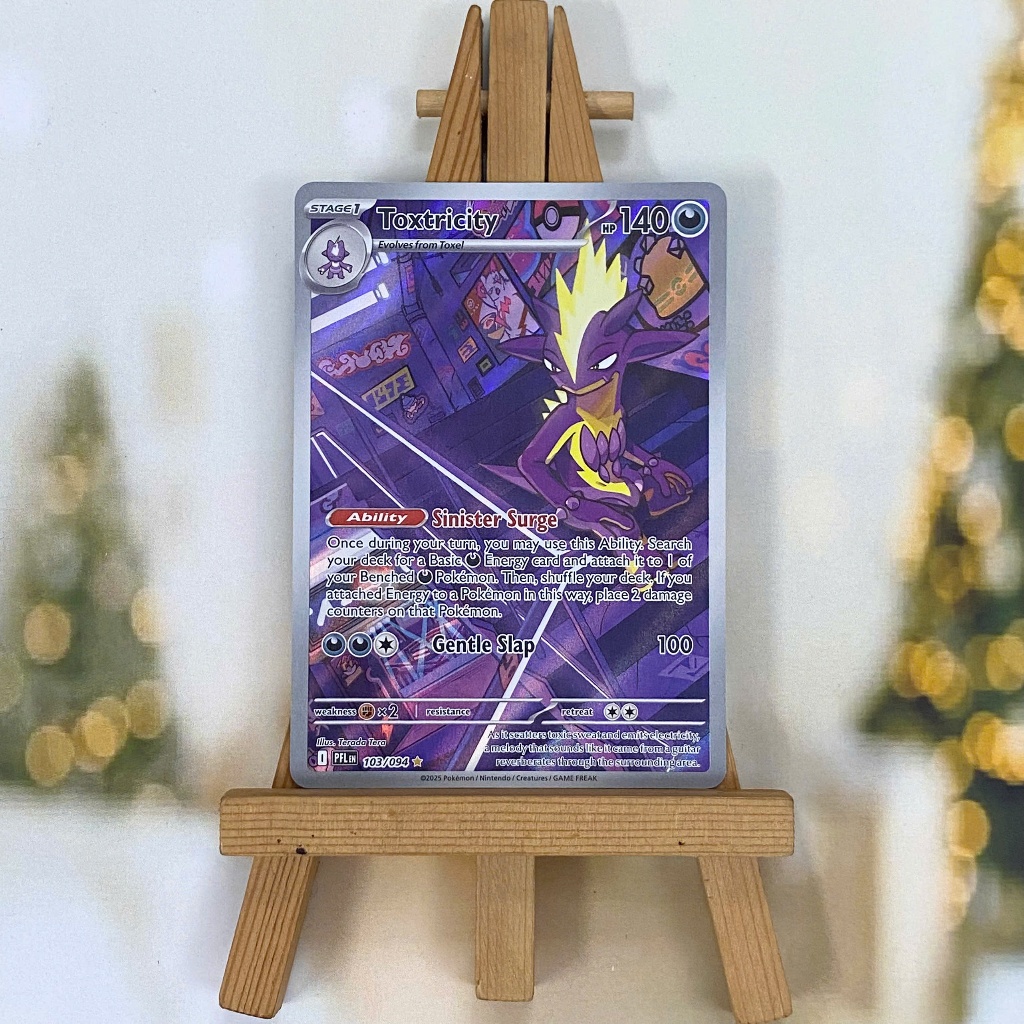 Thẻ hình Pokemon Toxtricity 103/094 - Lá bài lẻ Phantasmal Flames Illustration Rare tiếng Anh