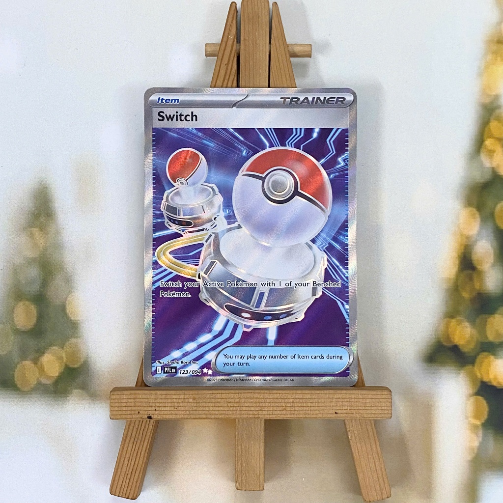 Thẻ hình Pokemon Switch 123/094 - Lá bài lẻ Phantasmal Flames Full Art Ultra Rare tiếng Anh