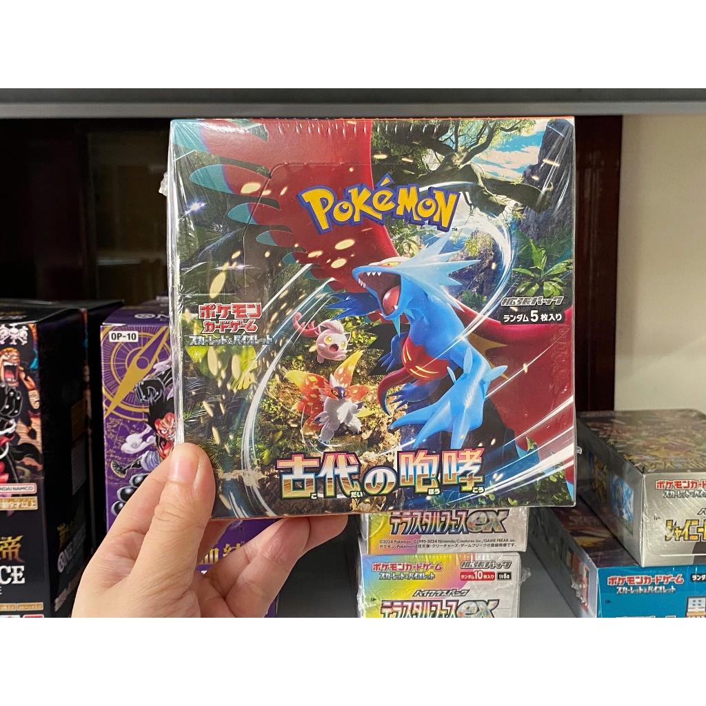 Hộp thẻ bài Ancient Roar SV4k - Japan Pokemon Booster Box SEALED chính hãng