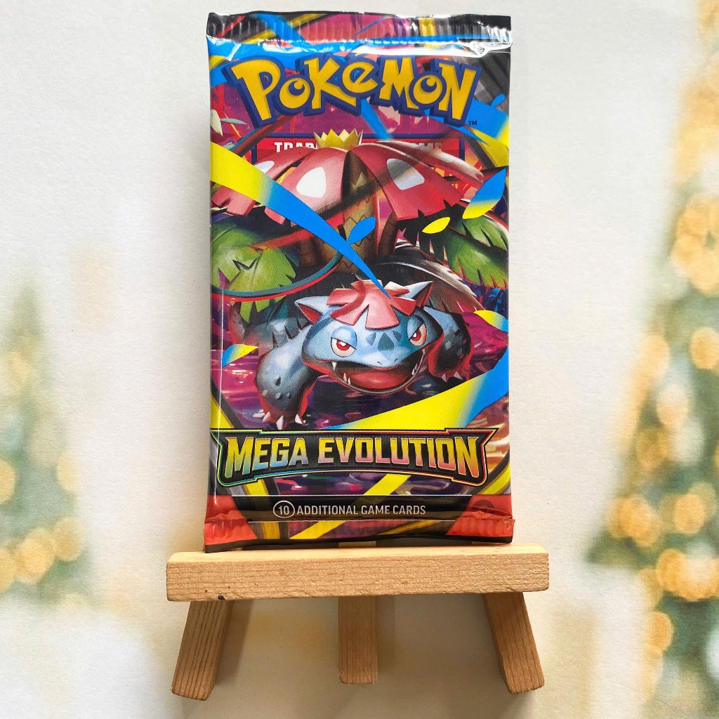 [Art Set] Combo 4 gói Mega Evolution Booster Pack tiếng Anh - Túi thẻ bài Series Pokemon TCG