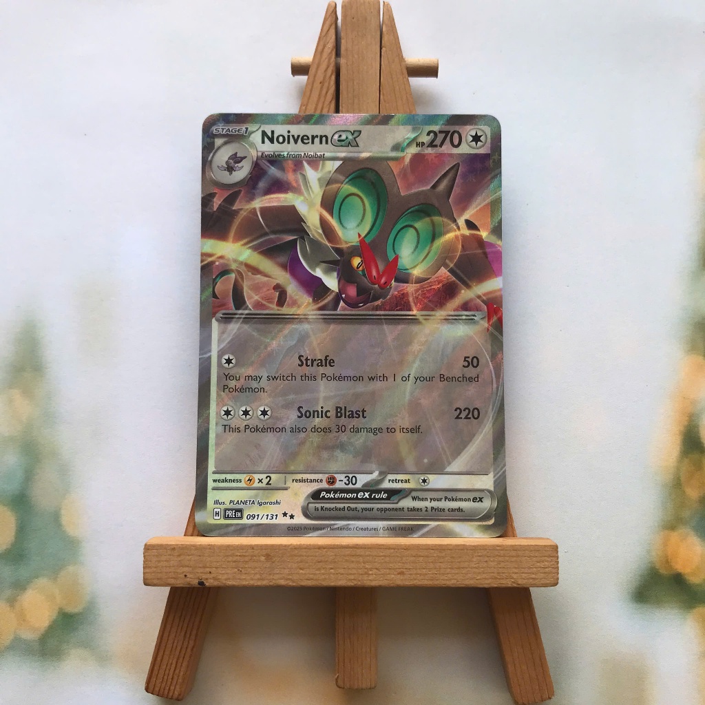 Thẻ hình Pokemon Noivern ex 091/131 - Lá bài lẻ Prismatic Evolutions Ultra Rare tiếng Anh chính hãng