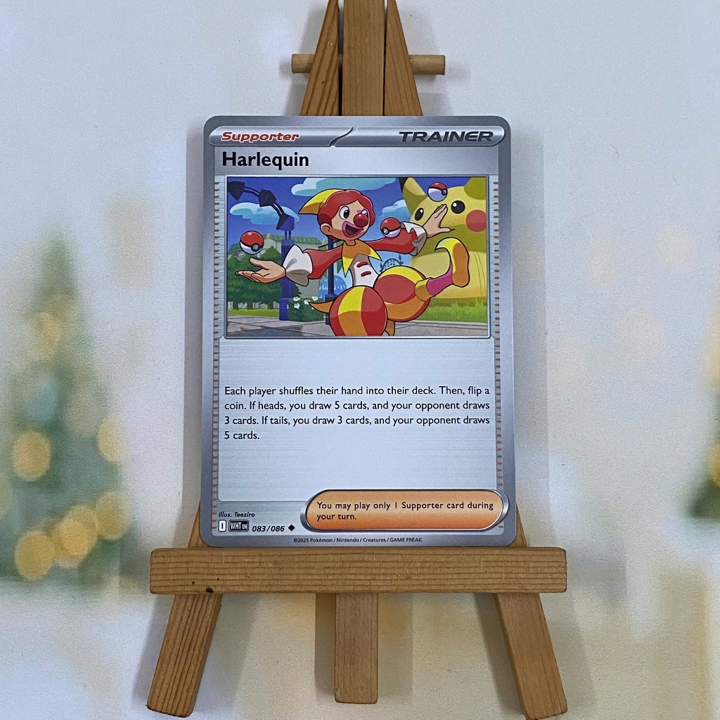 Thẻ hình Pokemon Harlequin 083/086 - Lá bài lẻ White Flare Uncommon Reverse Holo tiếng Anh chính hãng