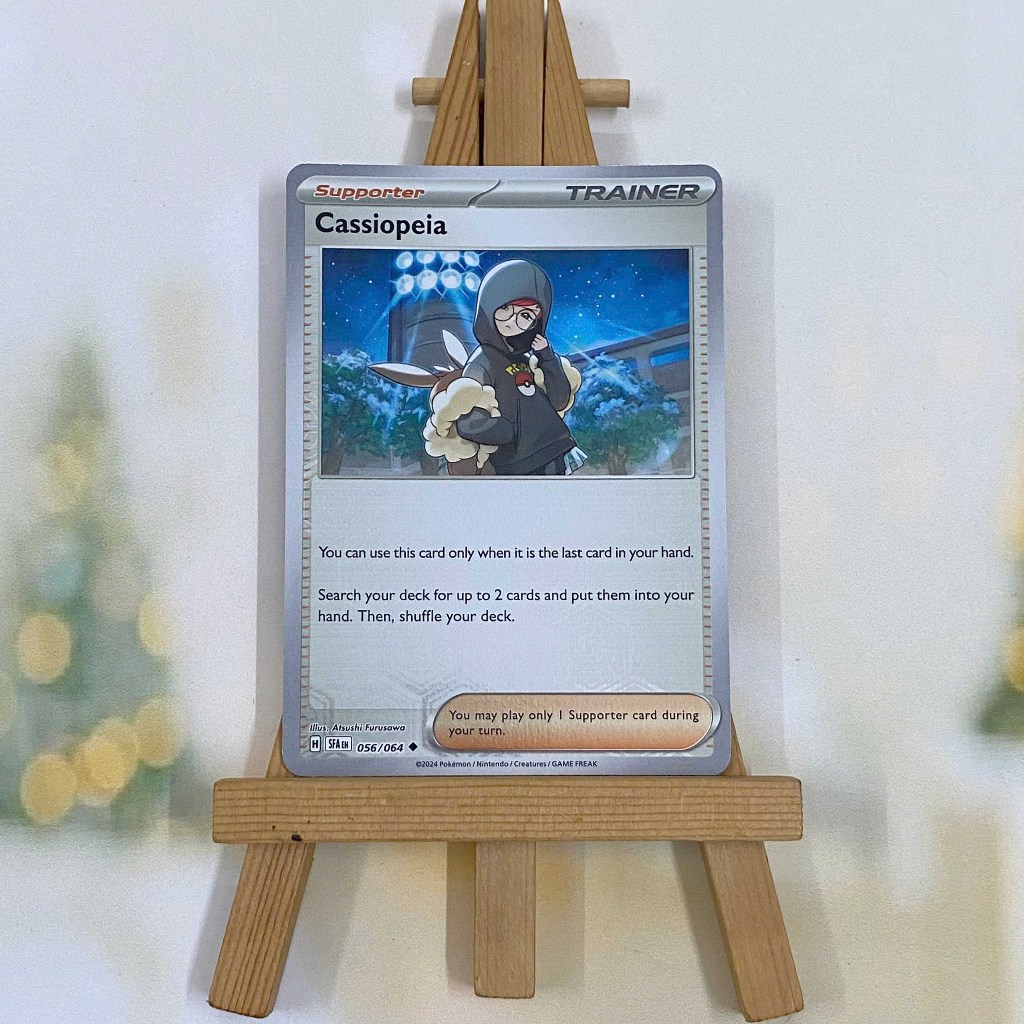Thẻ hình Pokemon Cassiopeia 056/064 - Lá bài lẻ Shrouded Fable Uncommon Reverse Holo tiếng Anh chính hãng