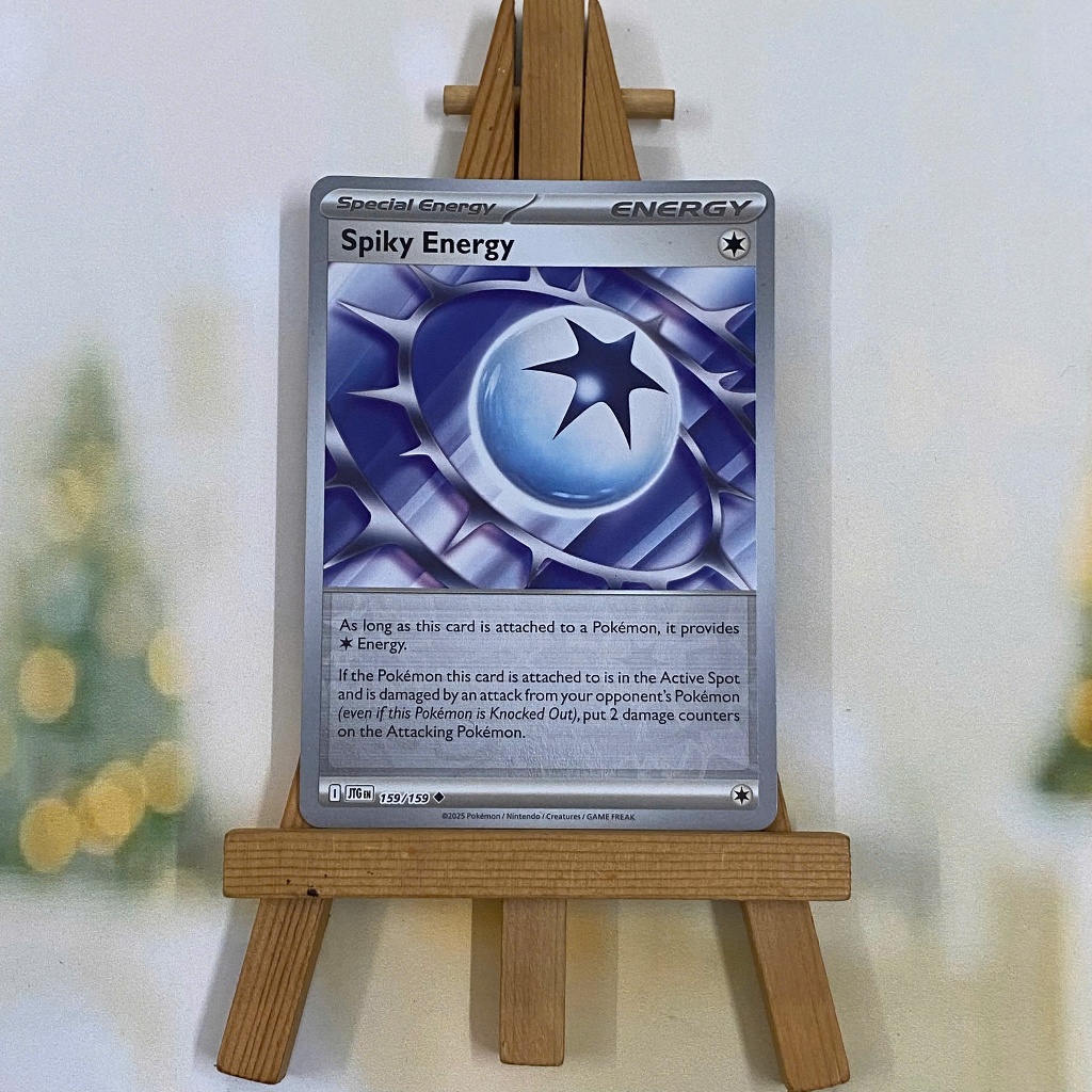 Thẻ hình Pokemon Spiky Energy 159/159 - Lá bài lẻ Journey Together Uncommon Reverse Holo tiếng Anh