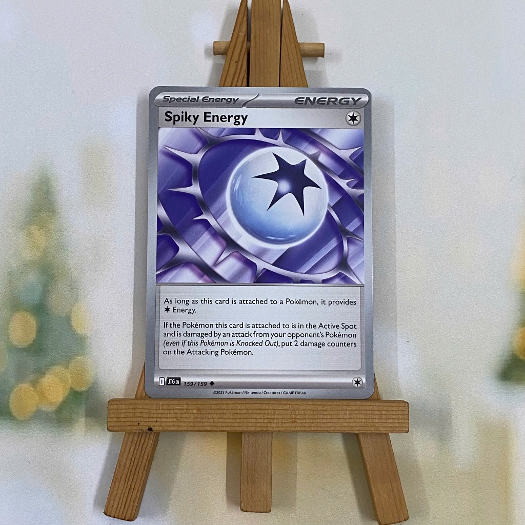 Thẻ hình Pokemon Spiky Energy 159/159 - Lá bài lẻ Journey Together Uncommon Reverse Holo tiếng Anh