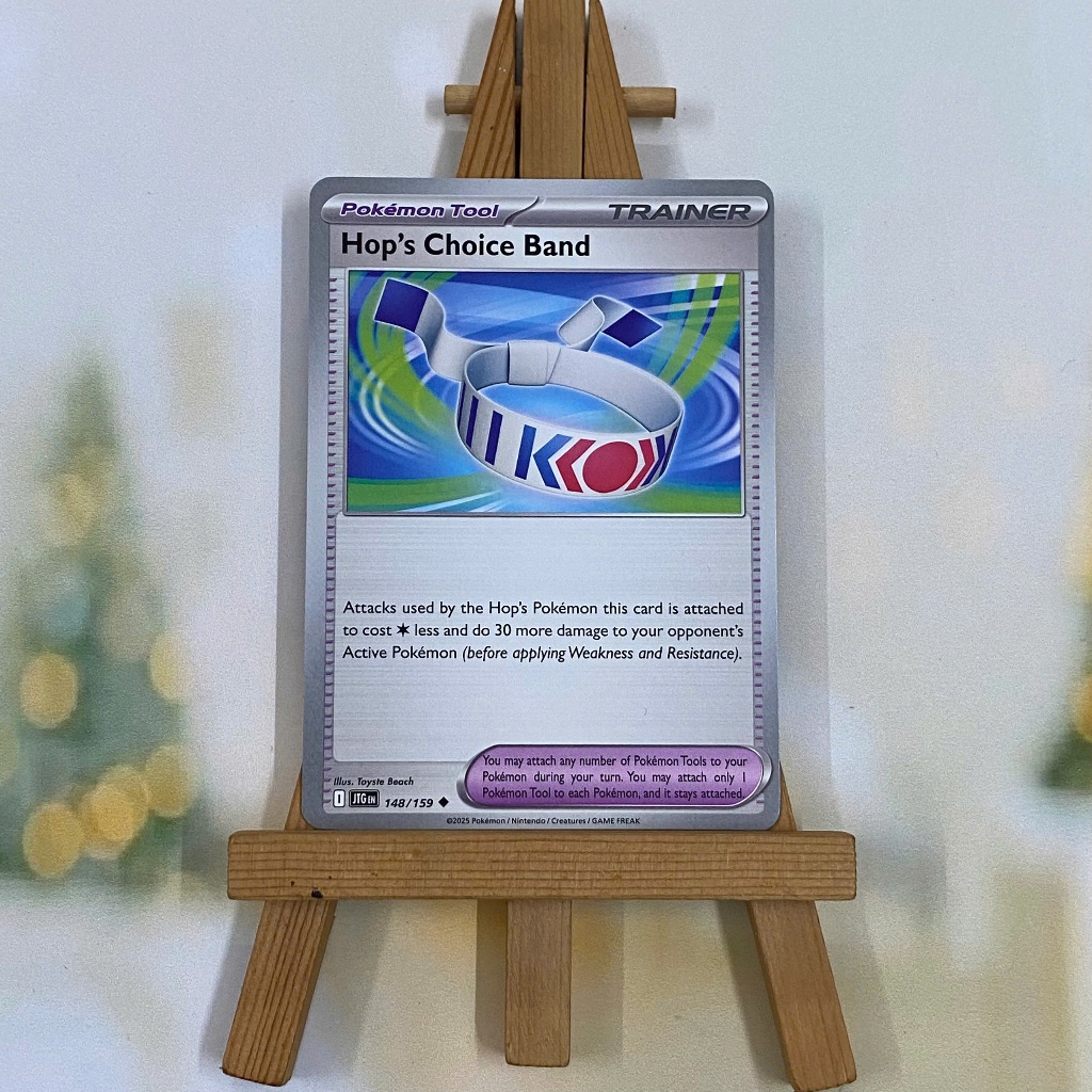 Thẻ hình Pokemon Hop's Choice Band 148/159 - Lá bài lẻ Journey Together Uncommon Reverse Holo tiếng Anh chính hãng