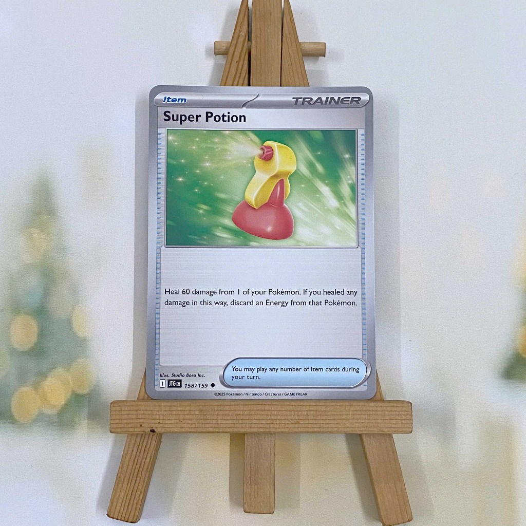 Thẻ hình Pokemon Super Potion 158/159 - Lá bài lẻ Journey Together Uncommon Reverse Holo tiếng Anh chính hãng