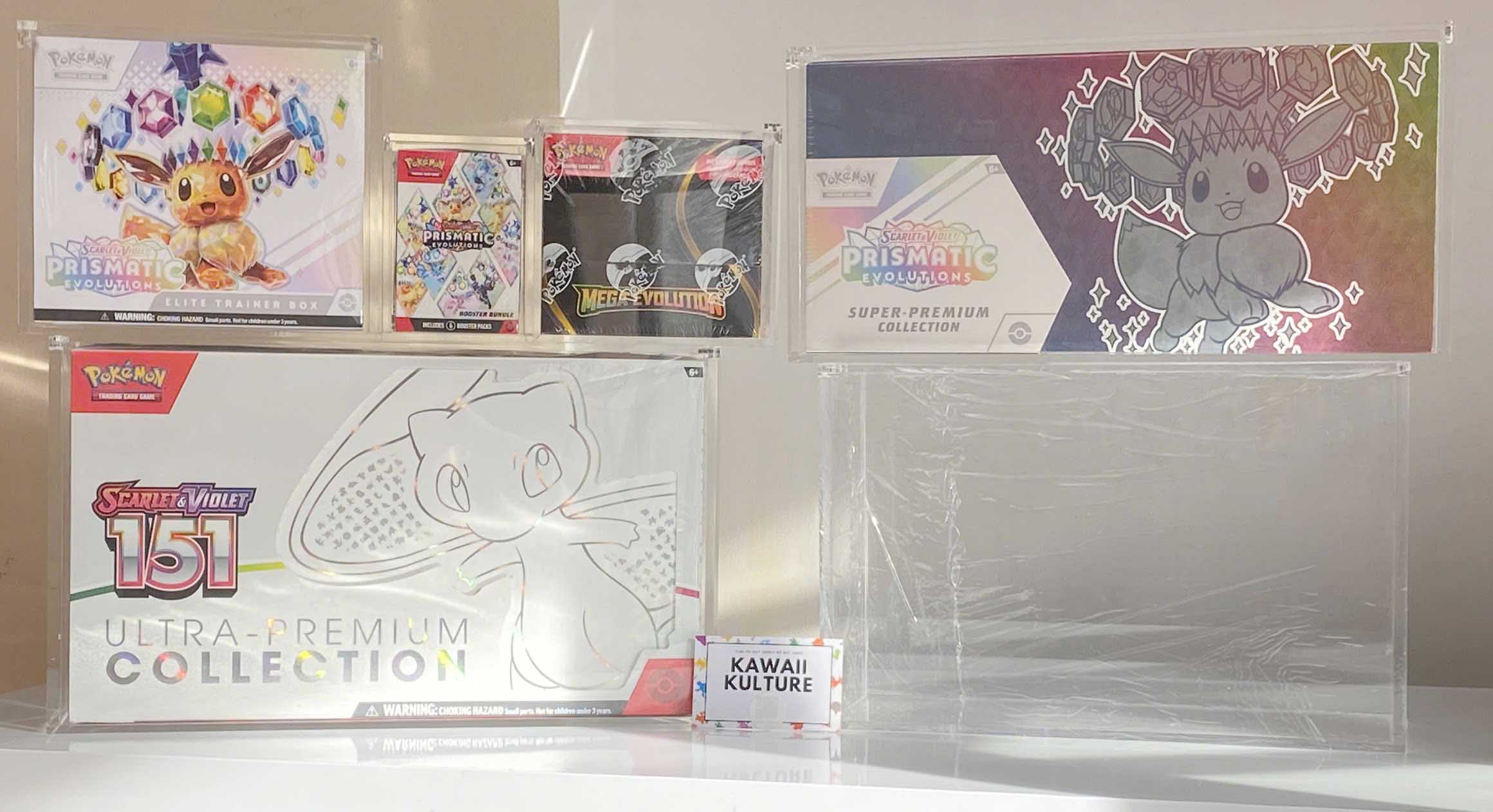 Magnetic Acrylic Case - Hộp nam châm bảo vệ và sưu tầm TCG Pokemon Onepice BOX Elite Trainer, Booster, Bundle, Build & Battle