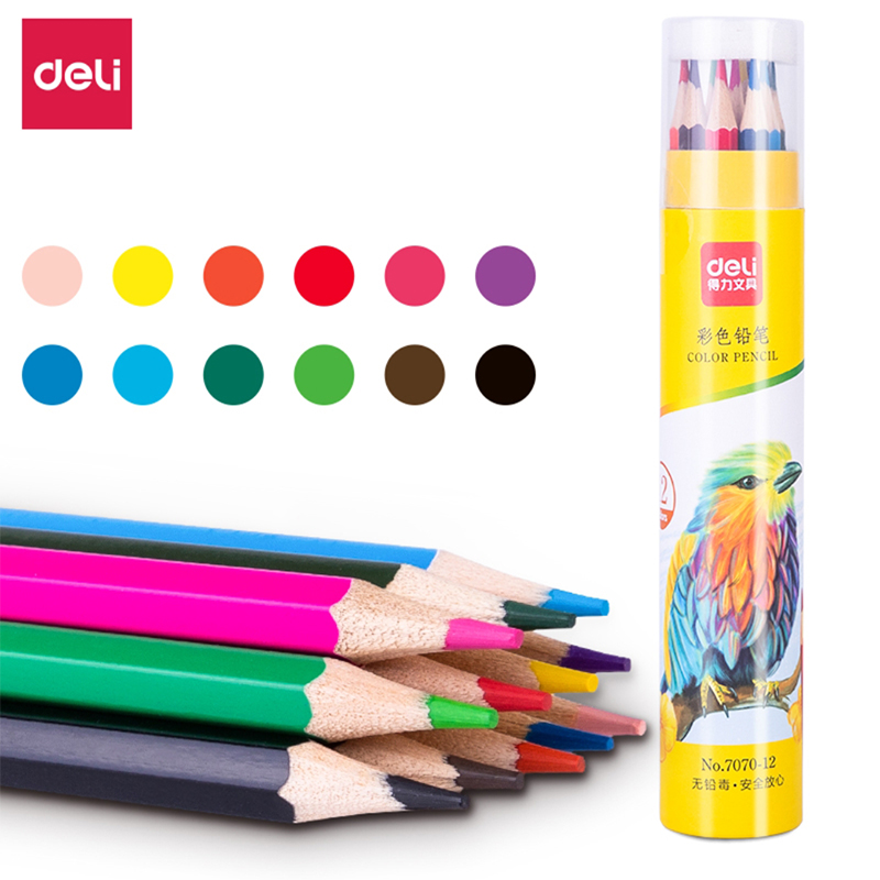 Chì màu deli 7070-12 màu