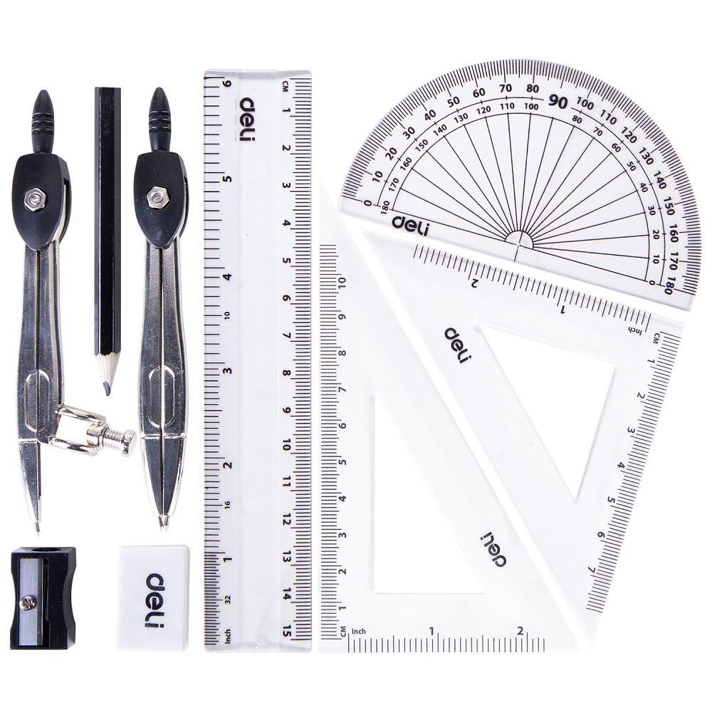 Bộ dụng cụ học sinh hộp sắt 30695