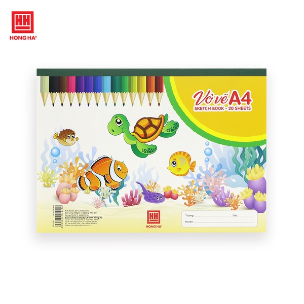 Vở vẽ A4 4941 Hồng Hà