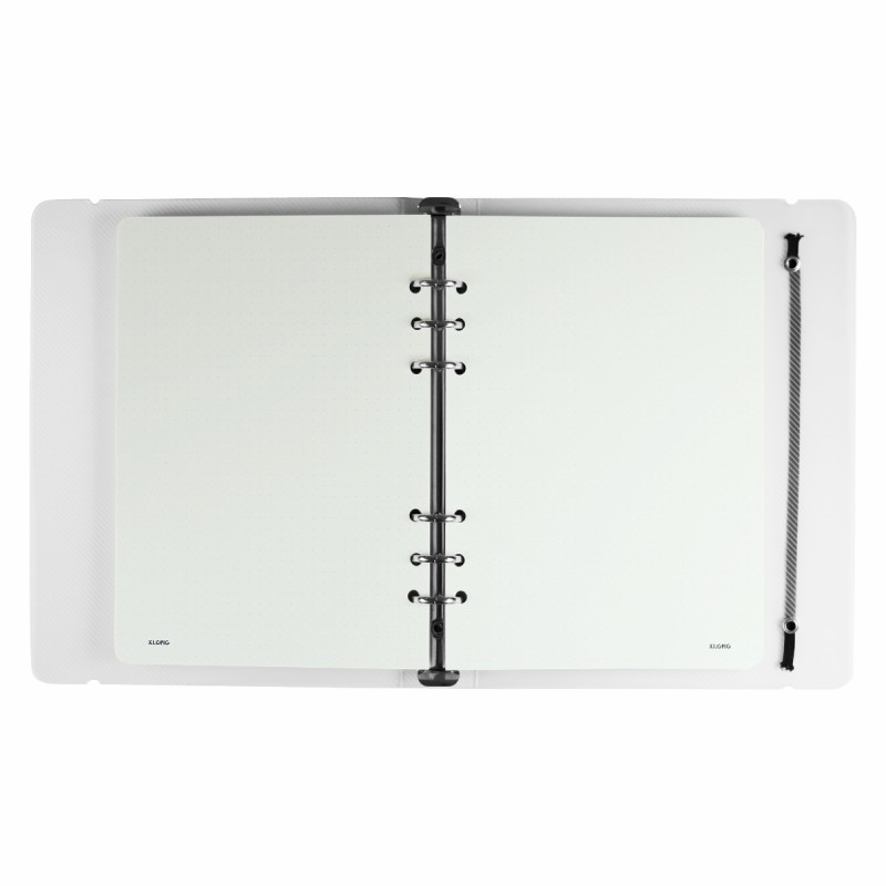 Sổ Dot Grid kẹp còng sắt A5 100 tờ 120/76 MS: 995