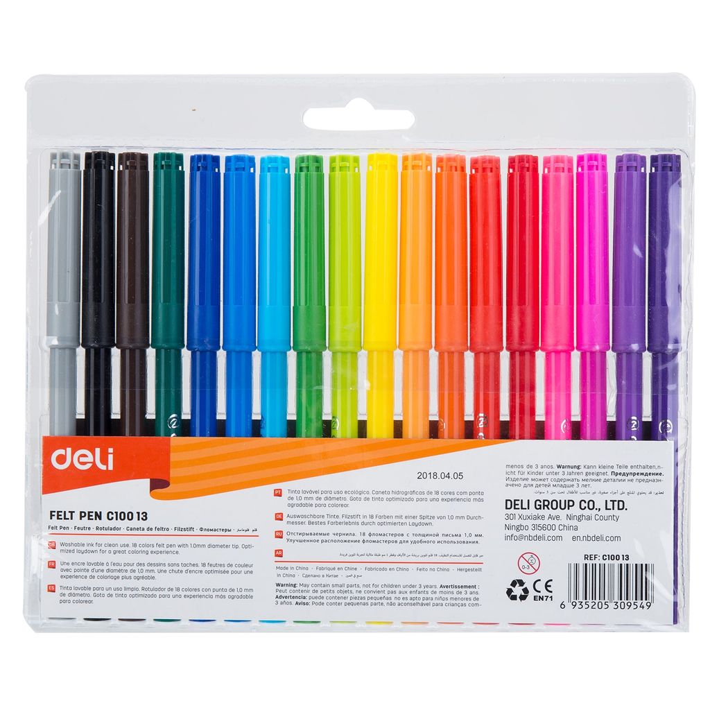 Bút dạ nước DL - 18 màu
