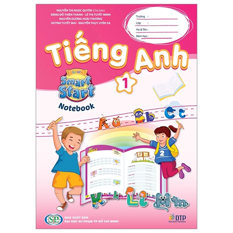 Tiếng anh lớp 1 i-Learn Smart Start vở tập viết