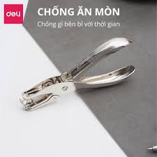 Kìm bấm lỗ cầm tay deli E0114