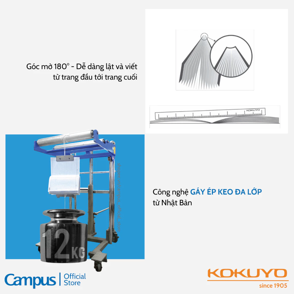 Vở campus 80 trang B5L80DOR - 03